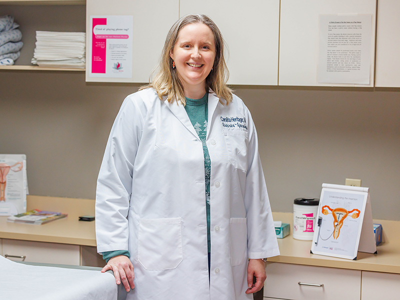 Dr. Carolita Heritage (‘15), an OB-GYN in Brookhaven, grew up in Kokomo, where she knew of women who had delivered their babies in cars because they couldn’t make it to the nearest hospital some 90 minutes away.